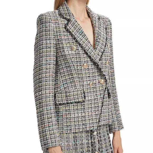 NWT-Generation Love Eliza Tweed Blazer Size Large - Picture 5 of 6
